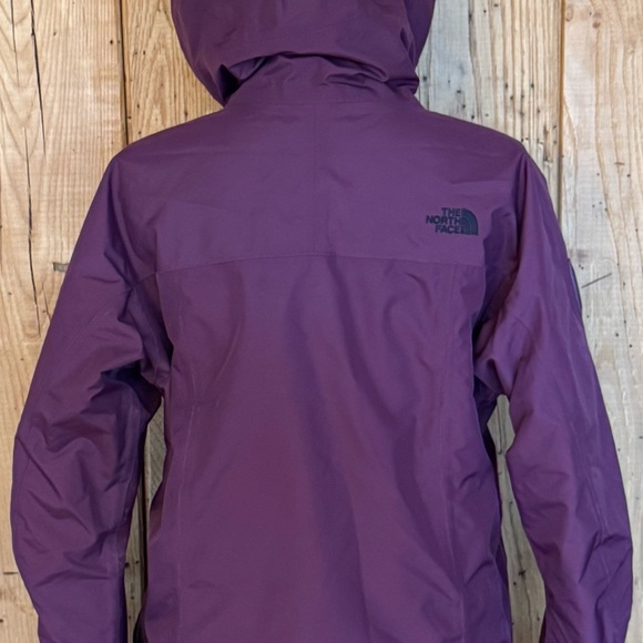The North Face Summit Series HyVent Alpha Jacket Womens L Burgundy Hooded RECCO - Picture 6 of 14